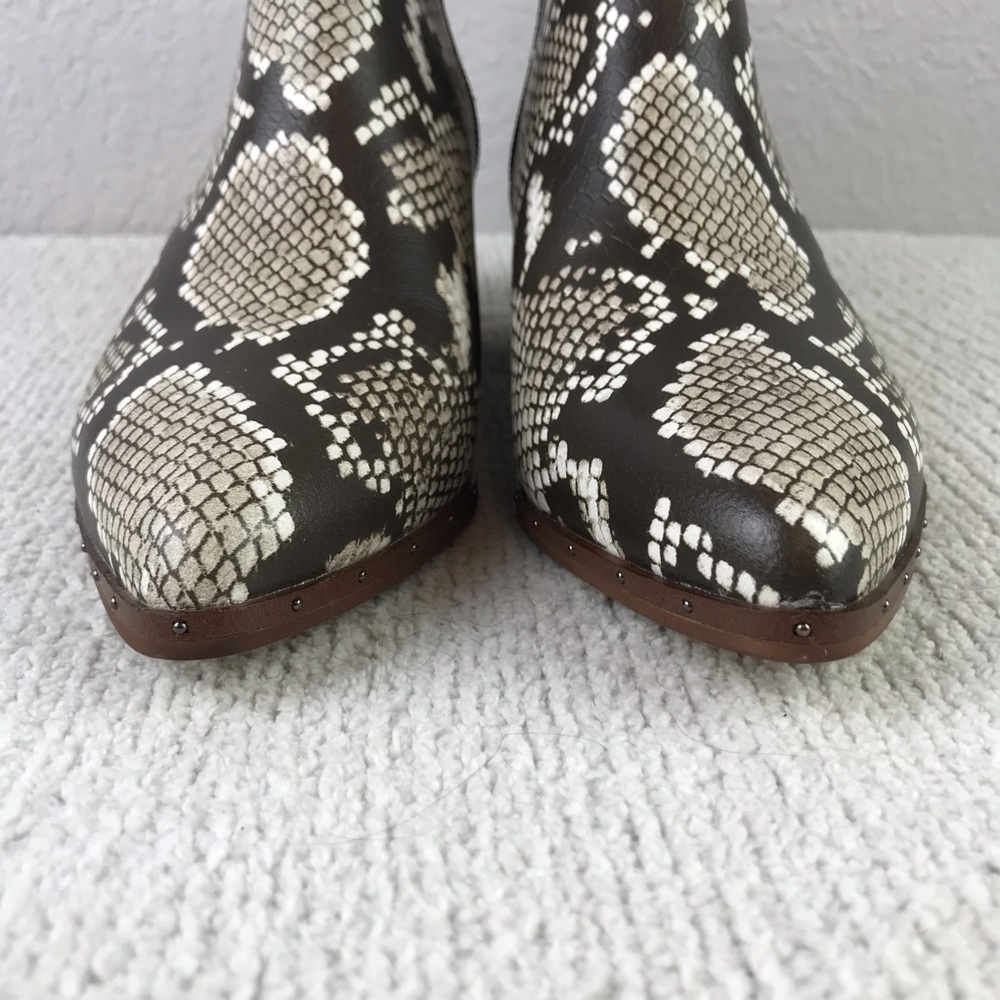 Bleecker & Bond Gwen Snakeskin Bootie - Picture 3 of 10